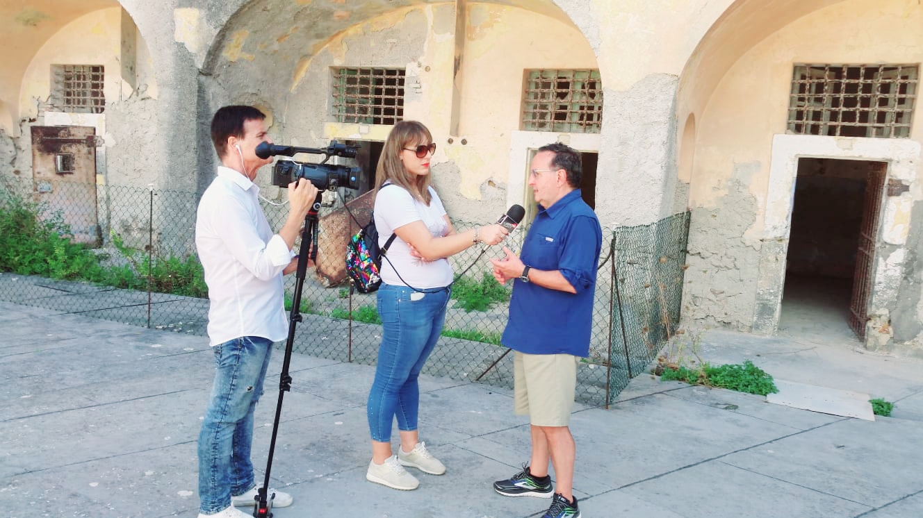 Intervista al giornalista e scrittore Pier Vittorio Buffa con il libro "Non volevo morire così" ( Isola di Santo Stefano, Ventotene - Lt)