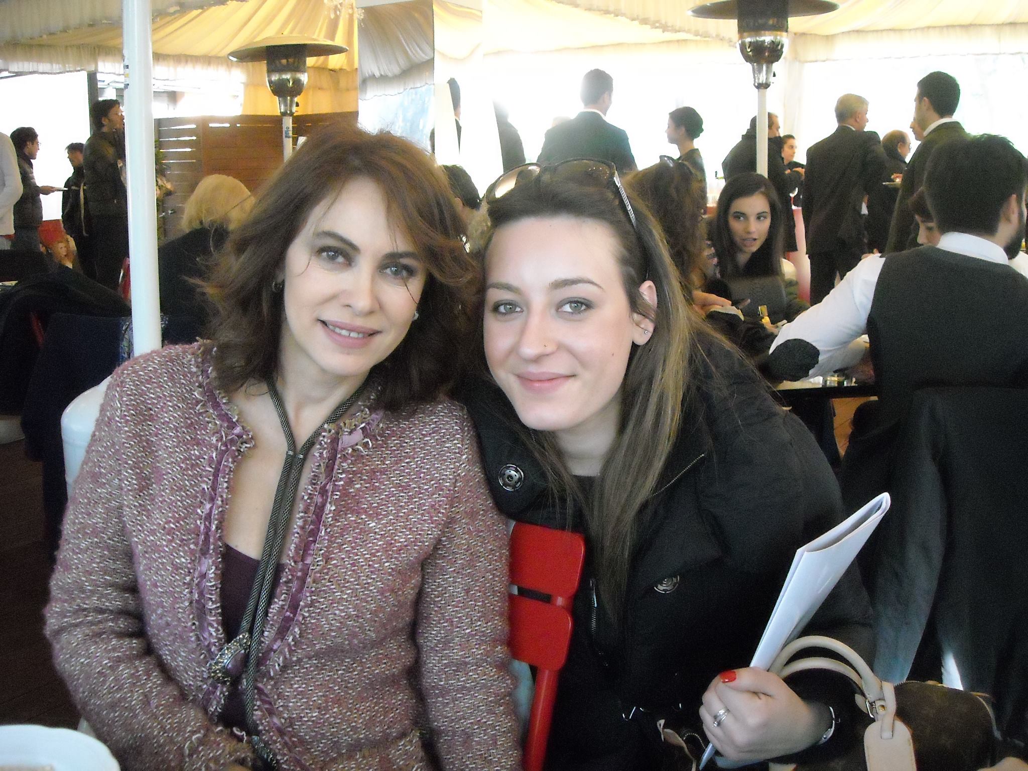 Intervista all'attrice Elena Sofia Ricci, presentazione nuova stagione della serie Tv Rai  "Che Dio ci aiuti!" (Roma)