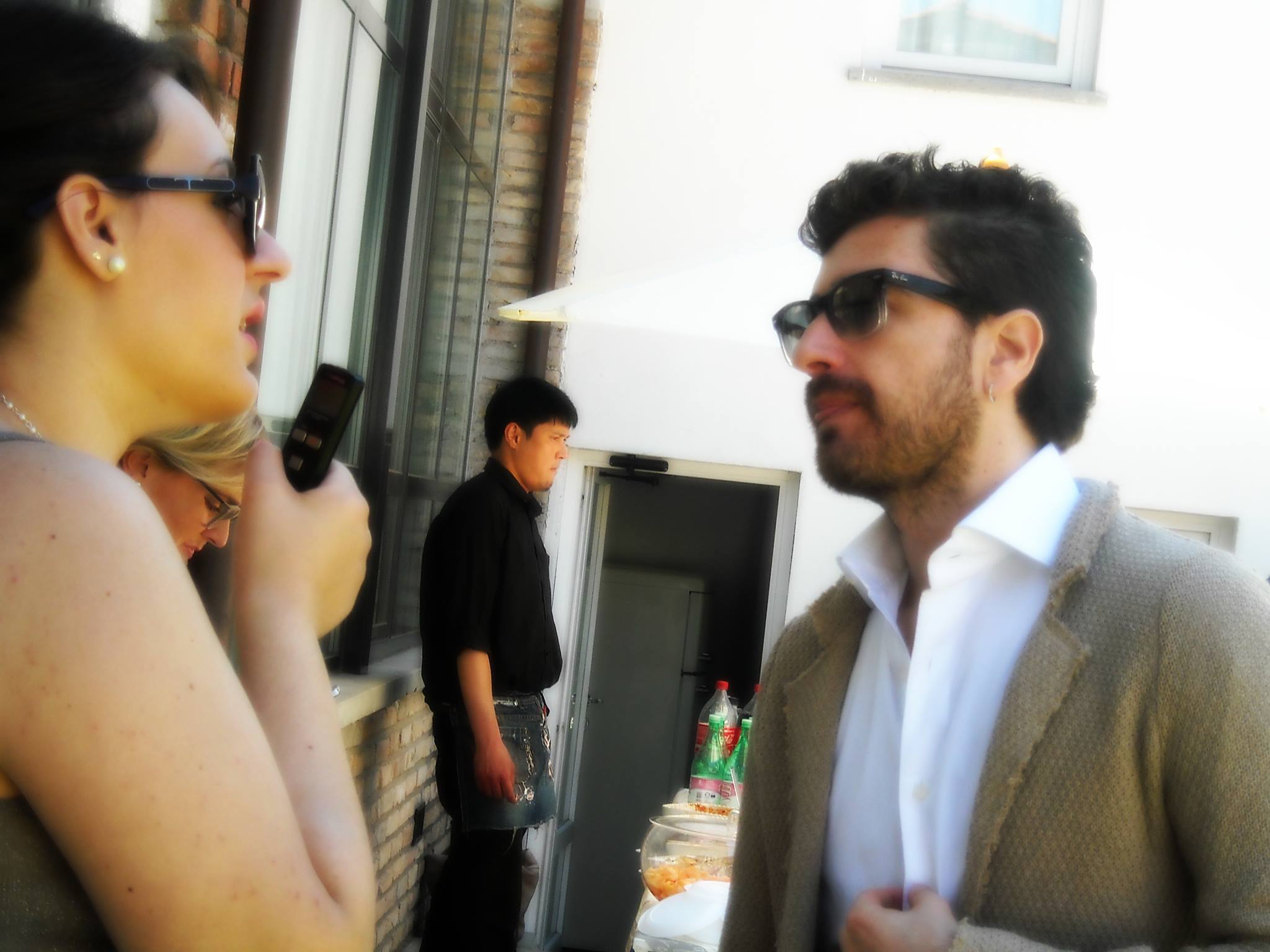 Intervista all'attore Alessandro Siani per la presentazione dell'album "Buona Luna" (Roma) 